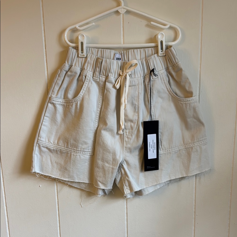 Nwt Edwin Drawstring Shorts In Stone Sz S